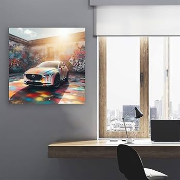 Amazon.com: Framed Canvas Vehicle Wall Art Living Room Car Mazda Amazon.com: Framed Canvas Vehicle Wall Art Living Room Car Mazda